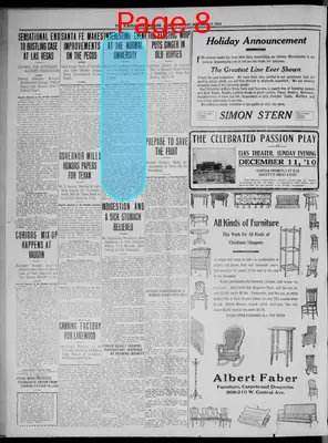 Page thumbnail for Albuquerque Morning Journal