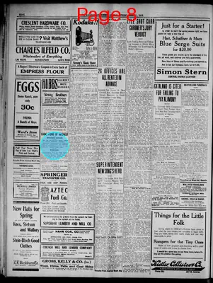 Page thumbnail for Albuquerque Morning Journal
