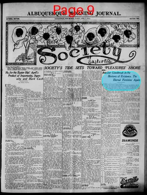 Page thumbnail for Albuquerque Morning Journal