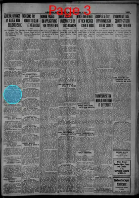 Page thumbnail for Albuquerque Morning Journal