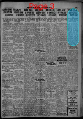 Page thumbnail for Albuquerque Morning Journal