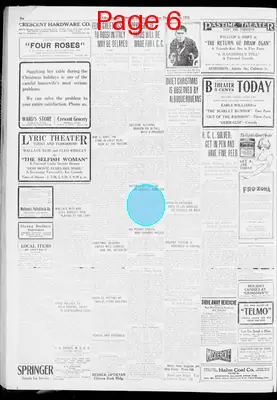 Page thumbnail for Albuquerque Morning Journal