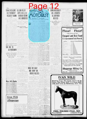 Page thumbnail for Albuquerque Morning Journal