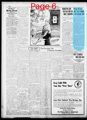 Page thumbnail for Albuquerque Morning Journal