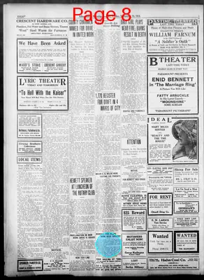 Page thumbnail for Albuquerque Morning Journal