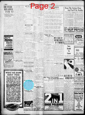 Page thumbnail for Albuquerque Morning Journal