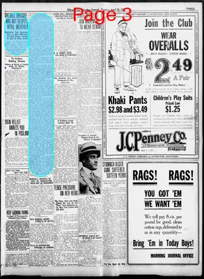 Page thumbnail for Albuquerque Morning Journal