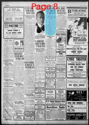 Page thumbnail for Albuquerque Morning Journal