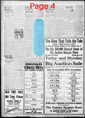 Page thumbnail for Albuquerque Morning Journal