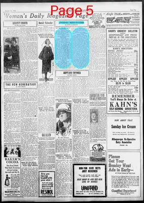 Page thumbnail for Albuquerque Morning Journal