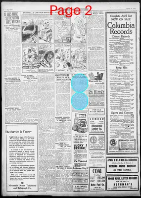 Page thumbnail for Albuquerque Morning Journal