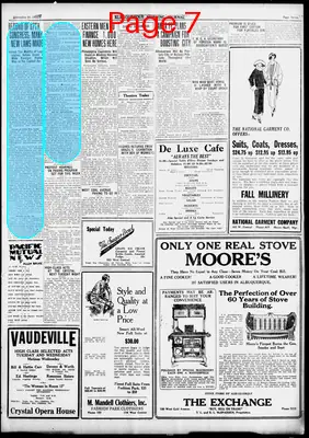 Page thumbnail for Albuquerque Morning Journal