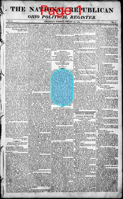 Page thumbnail for The National Republican And Ohio Political Register