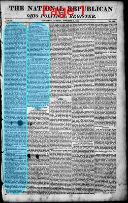 Page thumbnail for The National Republican And Ohio Political Register