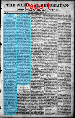 Page thumbnail for The National Republican And Ohio Political Register