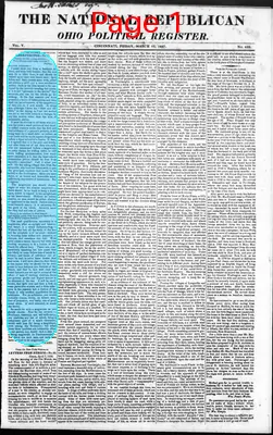 Page thumbnail for The National Republican And Ohio Political Register