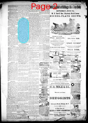 Page thumbnail for The Billings Herald