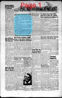 Page thumbnail for St. Ignatius Post