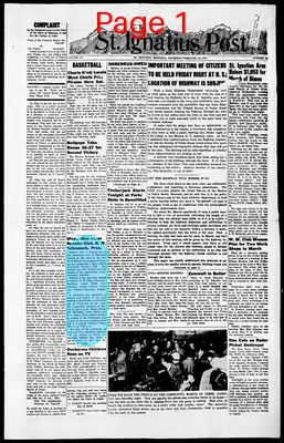 Page thumbnail for St. Ignatius Post