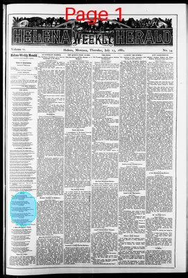 Page thumbnail for Helena Weekly Herald