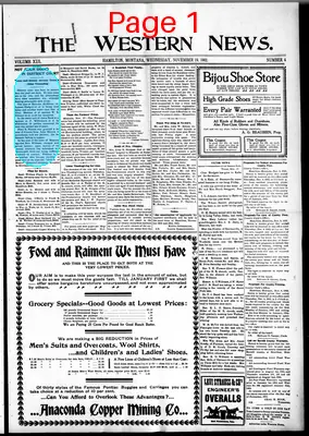 Page thumbnail for The Western News