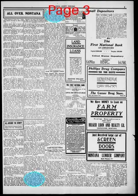 Page thumbnail for Fergus County Democrat