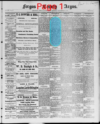 Page thumbnail for Fergus County Argus