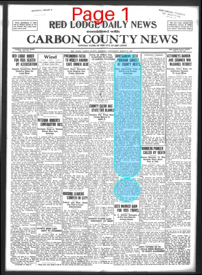 Page thumbnail for Red Lodge Daily News Combined With Carbon County News