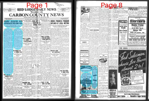 Page thumbnail for Red Lodge Daily News Combined With Carbon County News