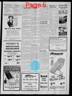 Page thumbnail for Carbon County News