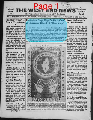 Page thumbnail for The West End News
