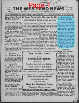 Page thumbnail for The West End News