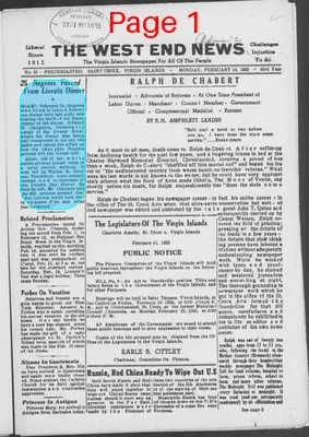 Page thumbnail for The West End News