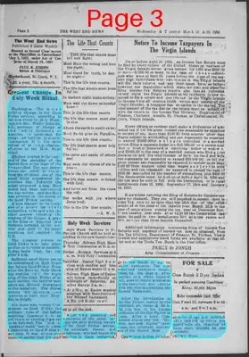 Page thumbnail for The West End News