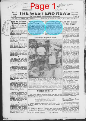Page thumbnail for The West End News