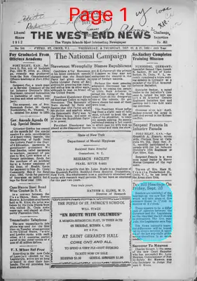 Page thumbnail for The West End News