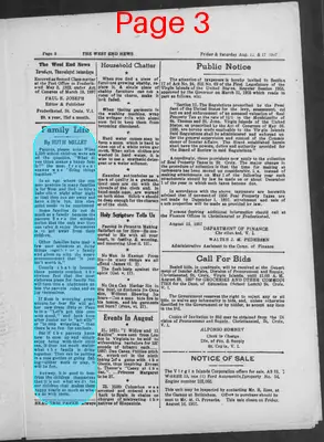 Page thumbnail for The West End News