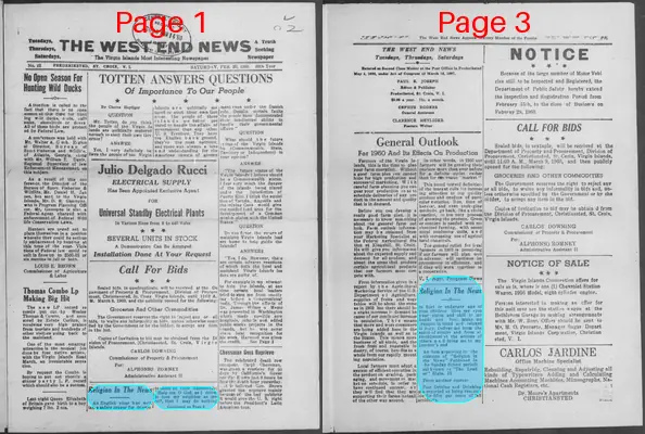 Page thumbnail for The West End News