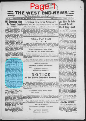 Page thumbnail for The West End News