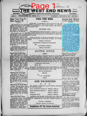 Page thumbnail for The West End News