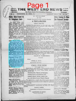 Page thumbnail for The West End News