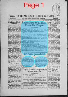 Page thumbnail for The West End News