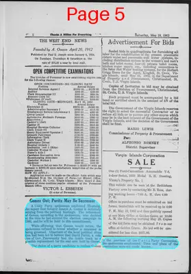 Page thumbnail for The West End News