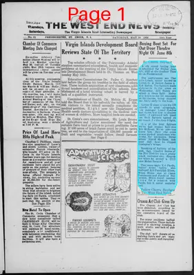 Page thumbnail for The West End News
