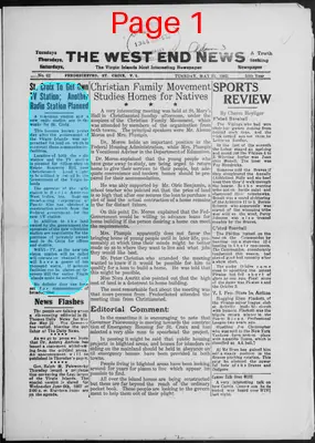 Page thumbnail for The West End News