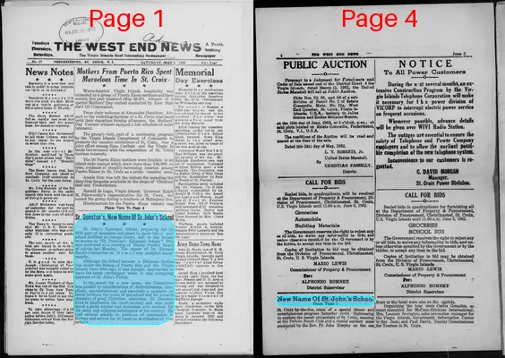 Page thumbnail for The West End News