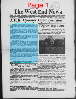 Page thumbnail for The West End News