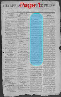 Page thumbnail for Harpers Ferry Free Press