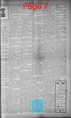 Page thumbnail for The Clarksburg Telegram