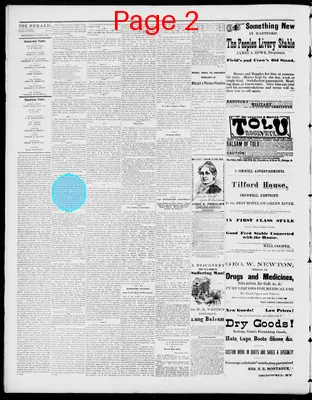 Page thumbnail for The Hartford Herald